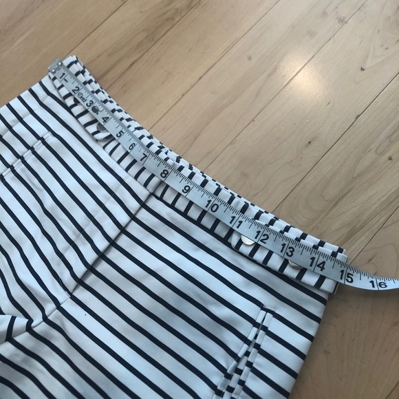 Zara dark blue and white striped shorts size XS - Picture 7 of 10